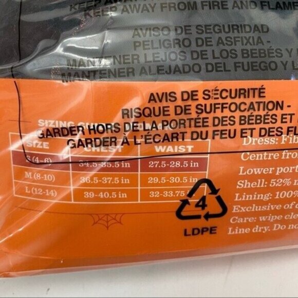 Target Adult Vampire Dress Sz Small Halloween Costume Goth Party Shiny - Picture 5 of 6